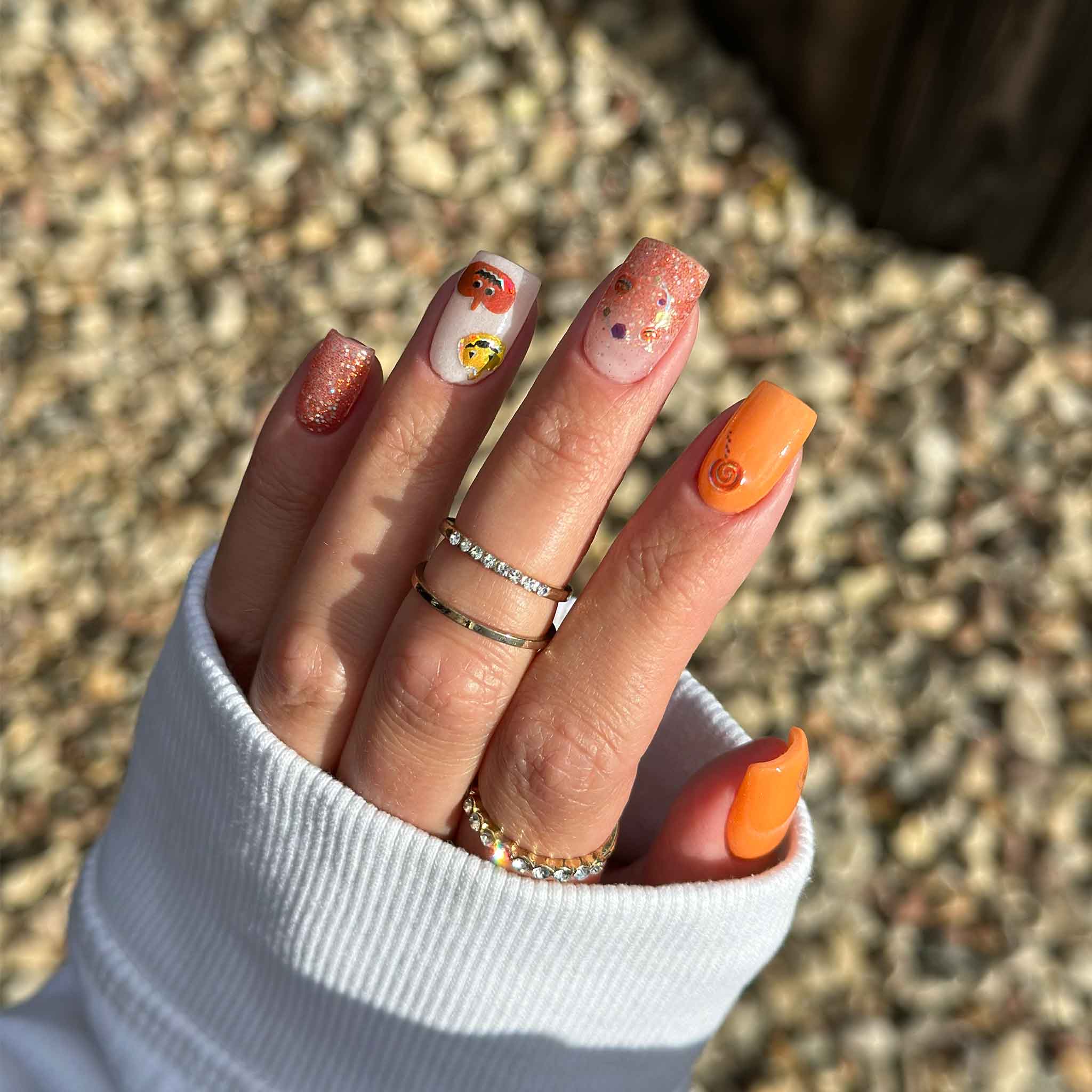 Pumpkin Spice Nail Art That Stuns