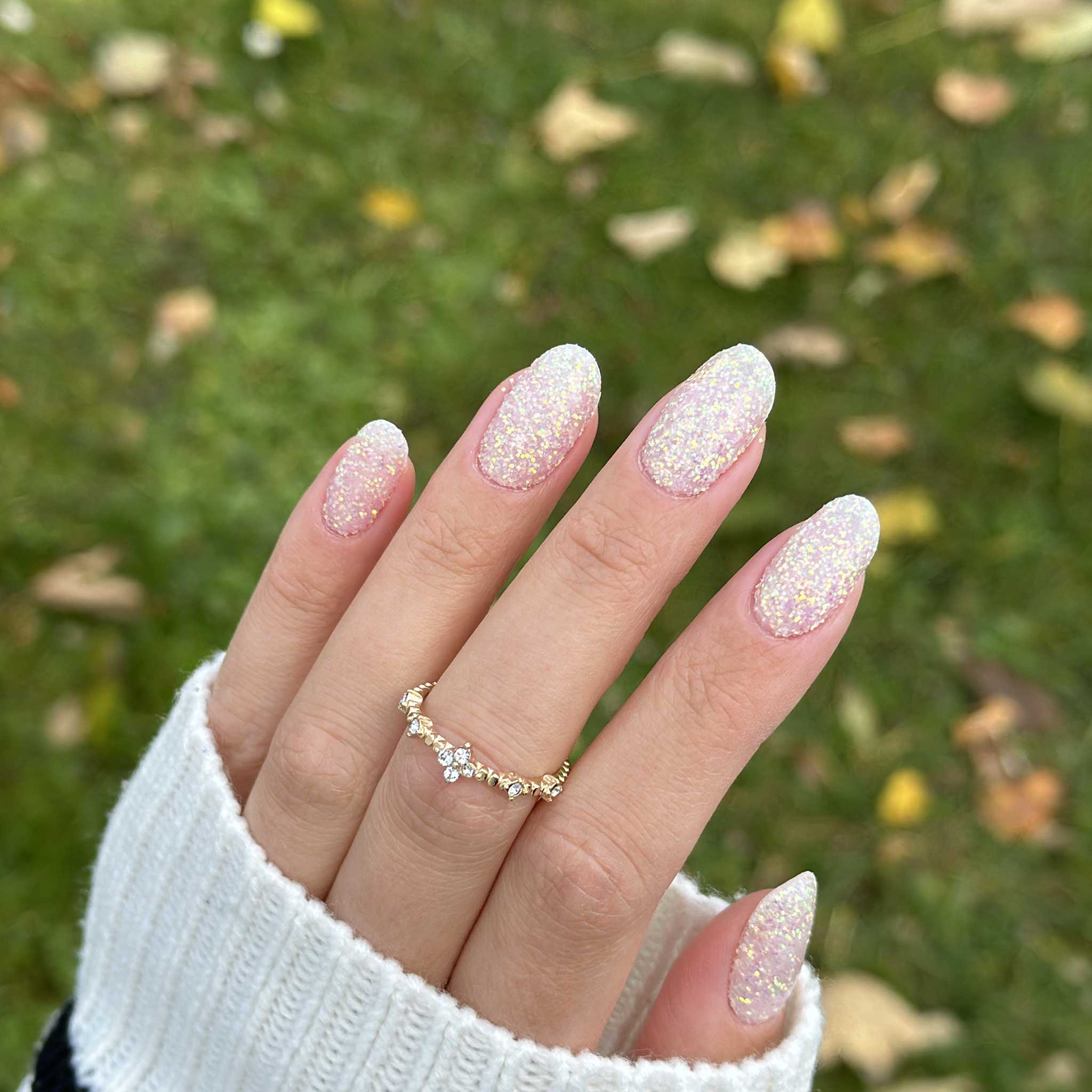 Classy Nails with Gentle Shimmer
