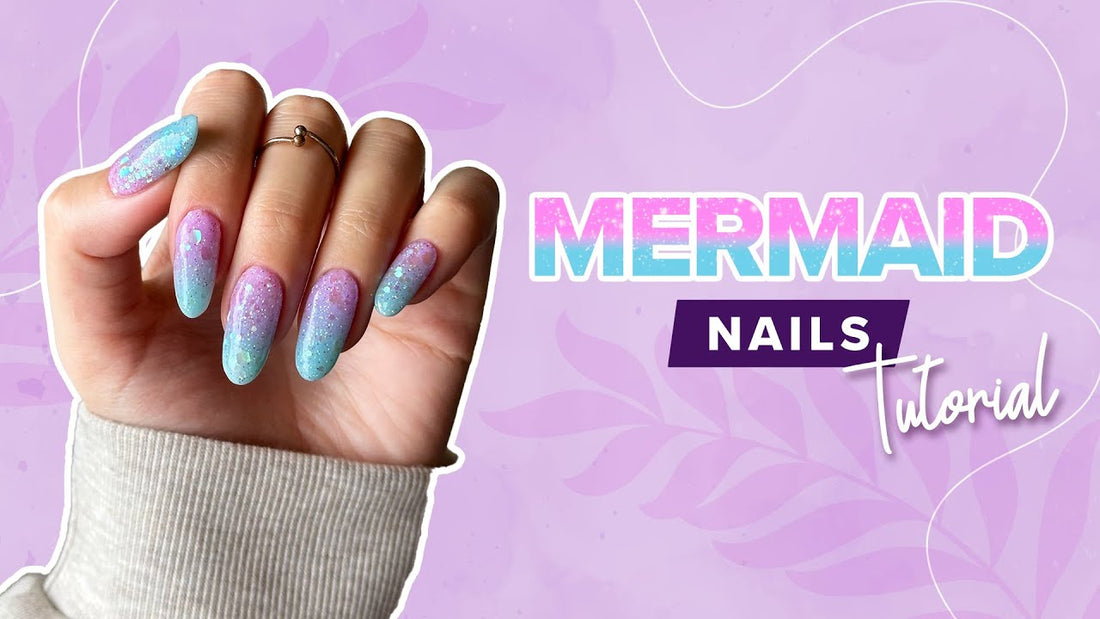 Mermaid Ombre Nails