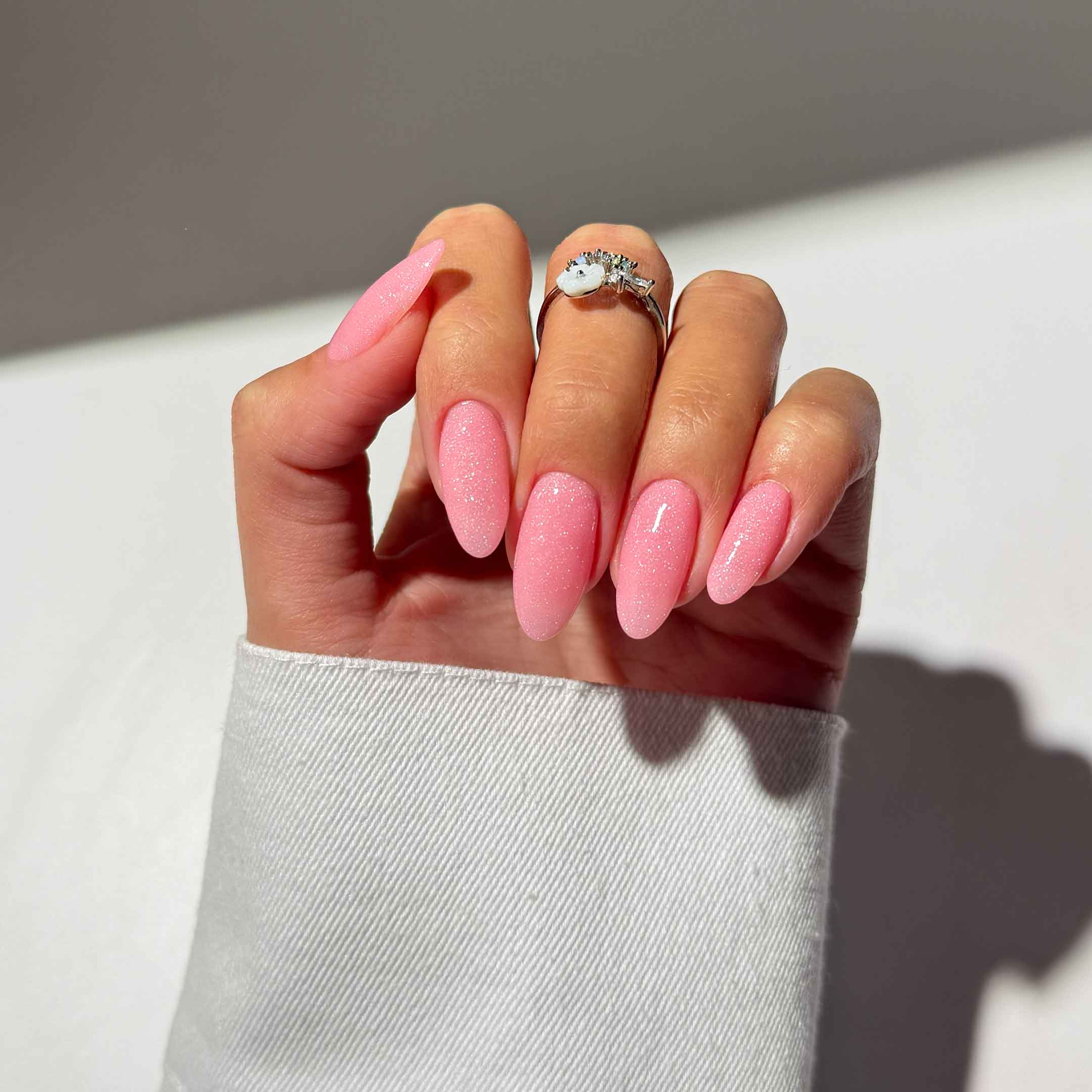 Pink Nail Powder | Cute Nail Designs | GLAMRDiP