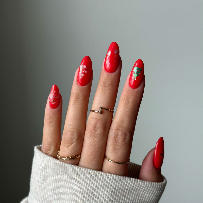 Holiday Hues - Mani Art