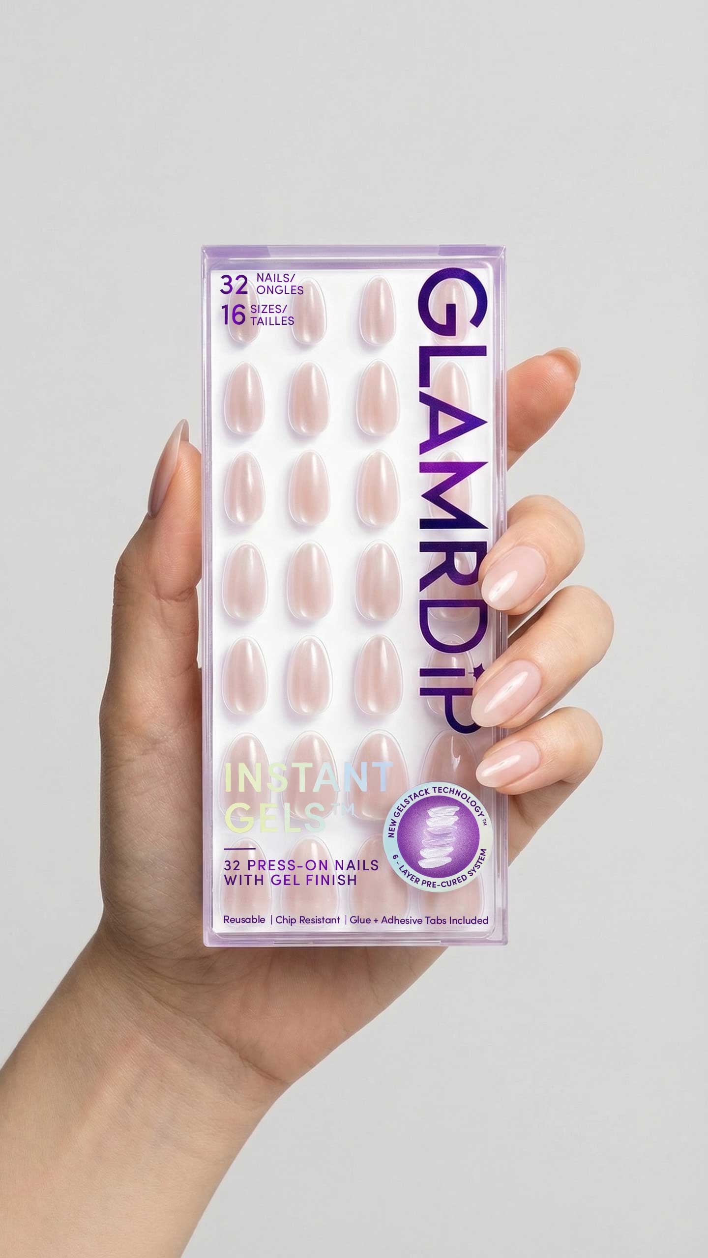 How to apply GLAMRDiP Instant Gels