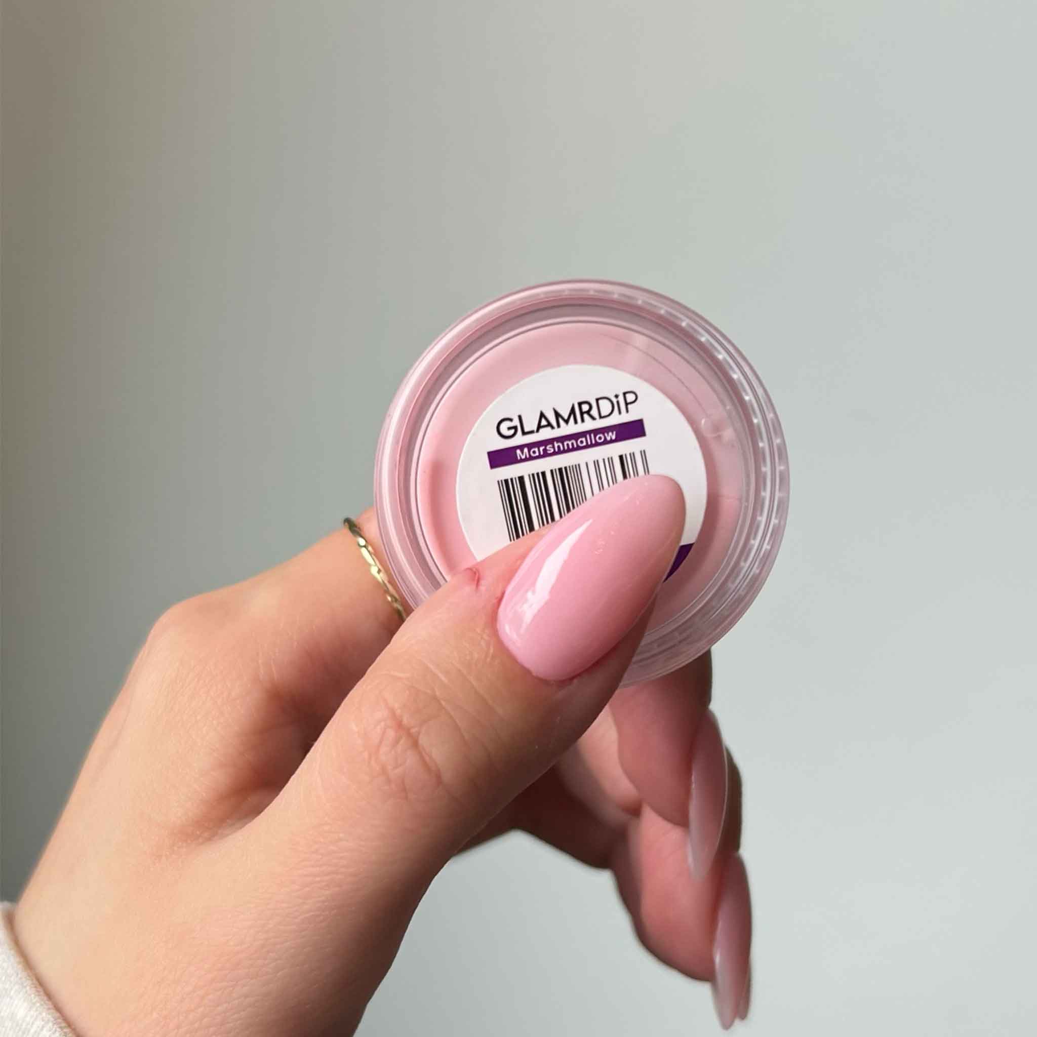 Marshmallow Pink Nails for March